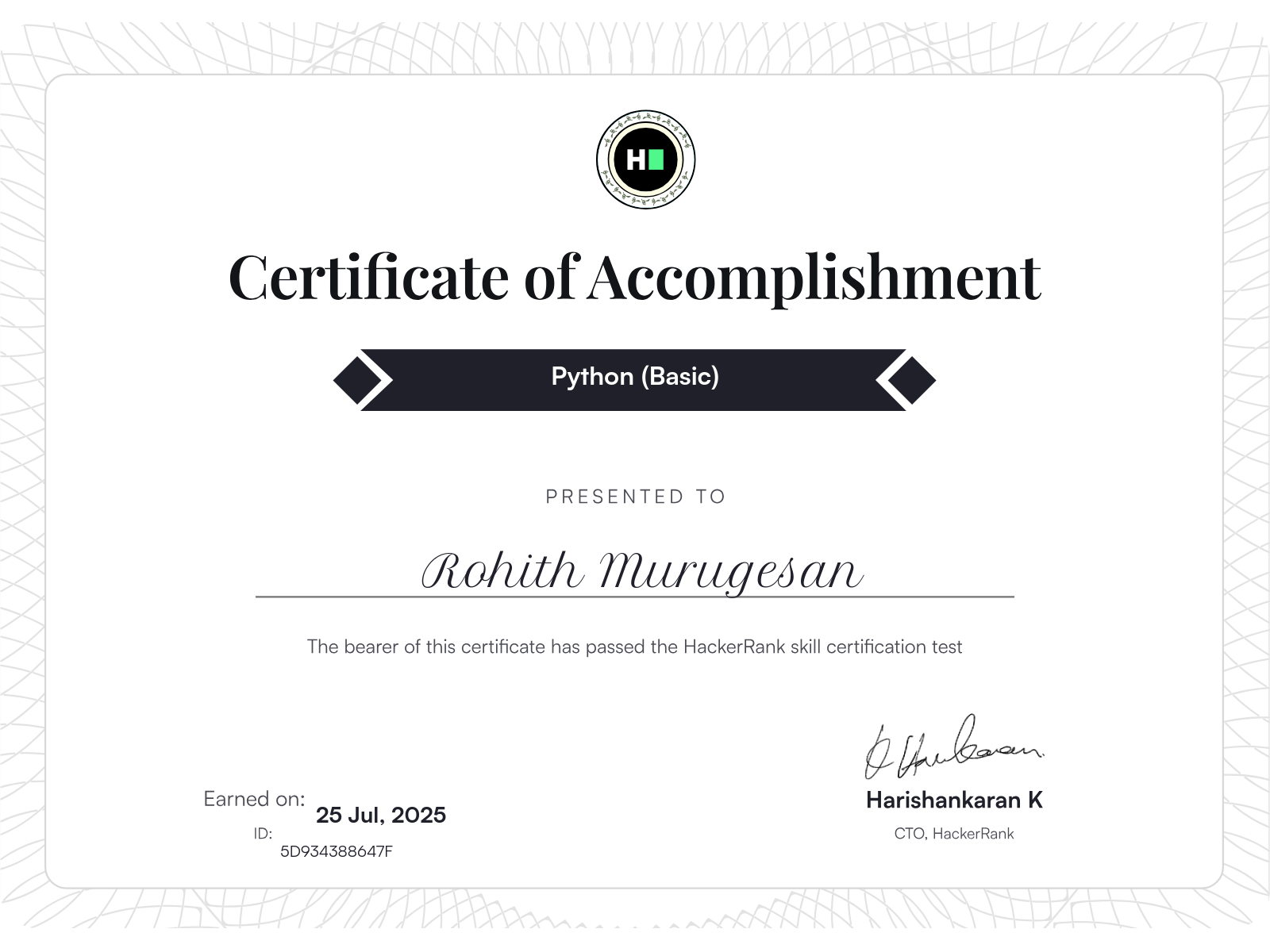 Python Certification